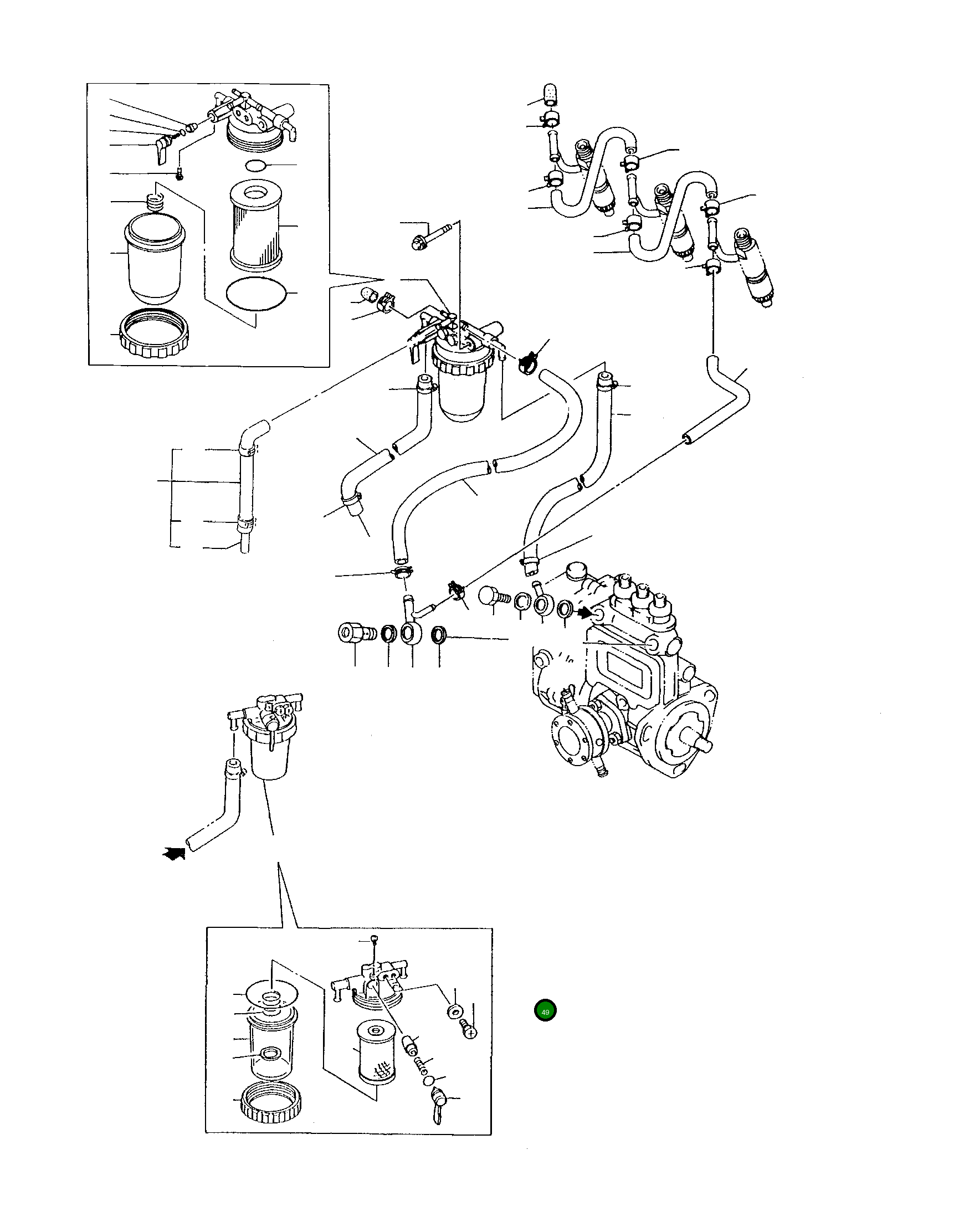 Пробка YMR000002 Komatsu