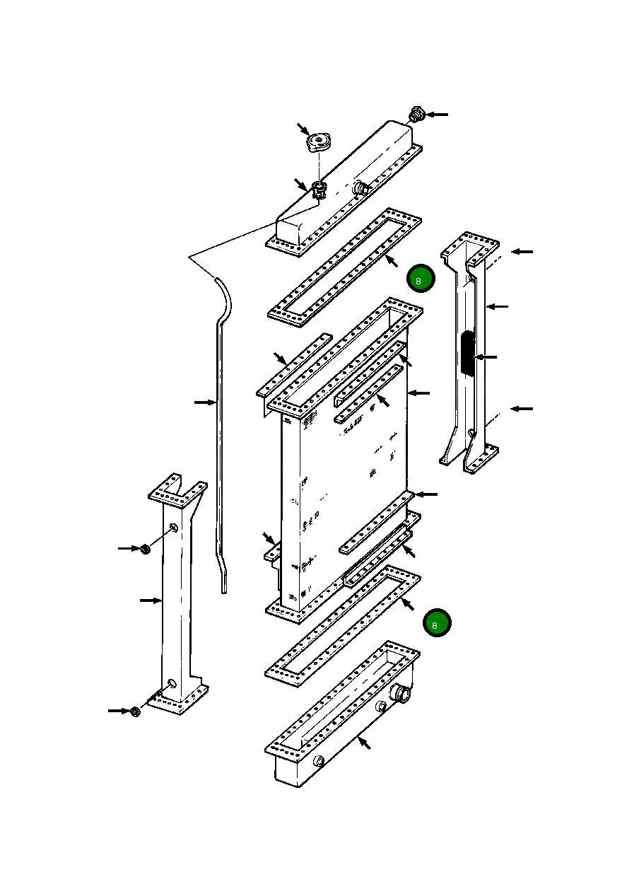 Прокладка 1262 930 H1 Komatsu