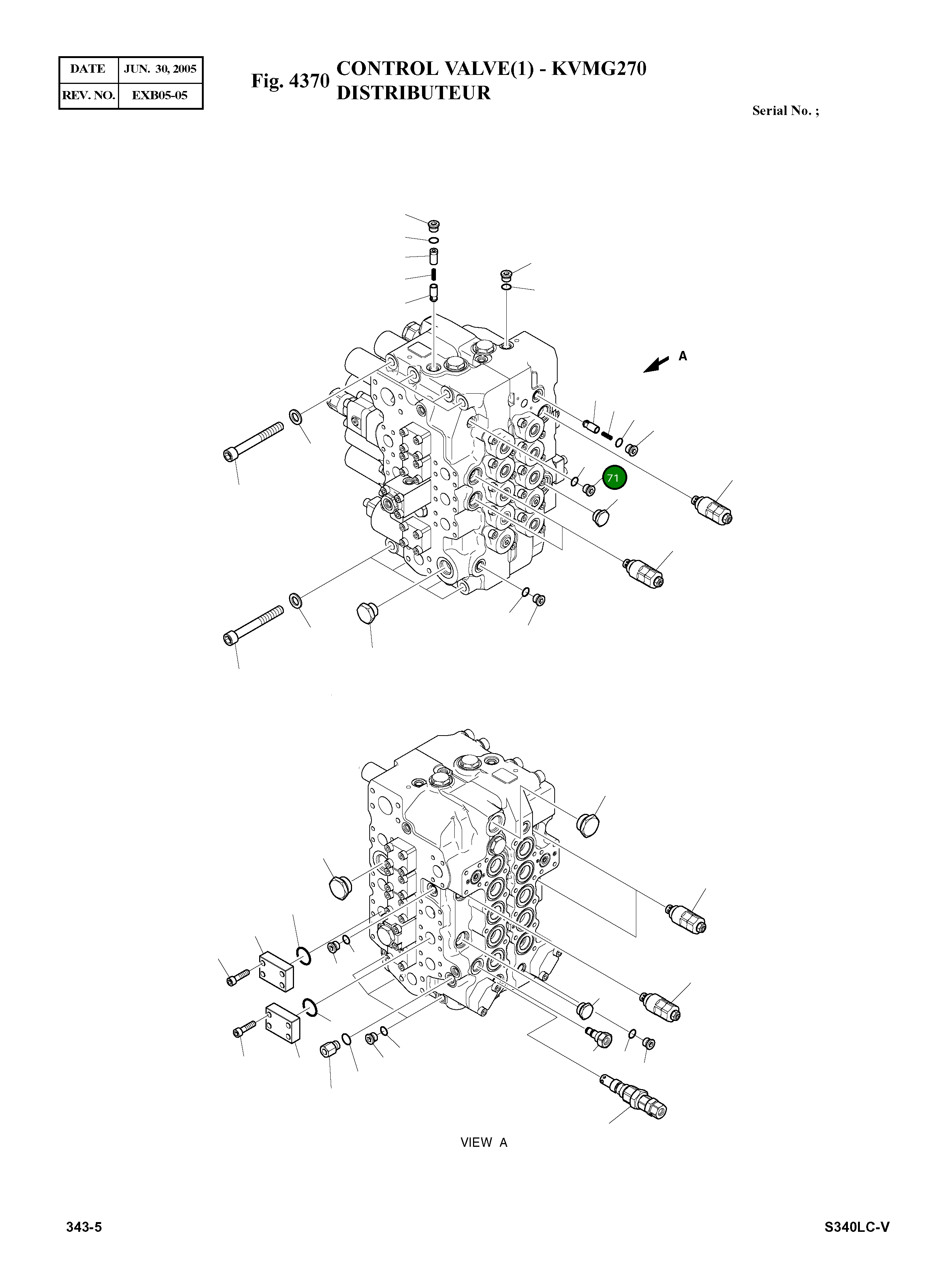 Пробка 181-00656 Komatsu