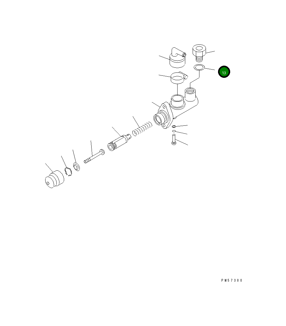 Прокладка MY351-0043-00 Komatsu