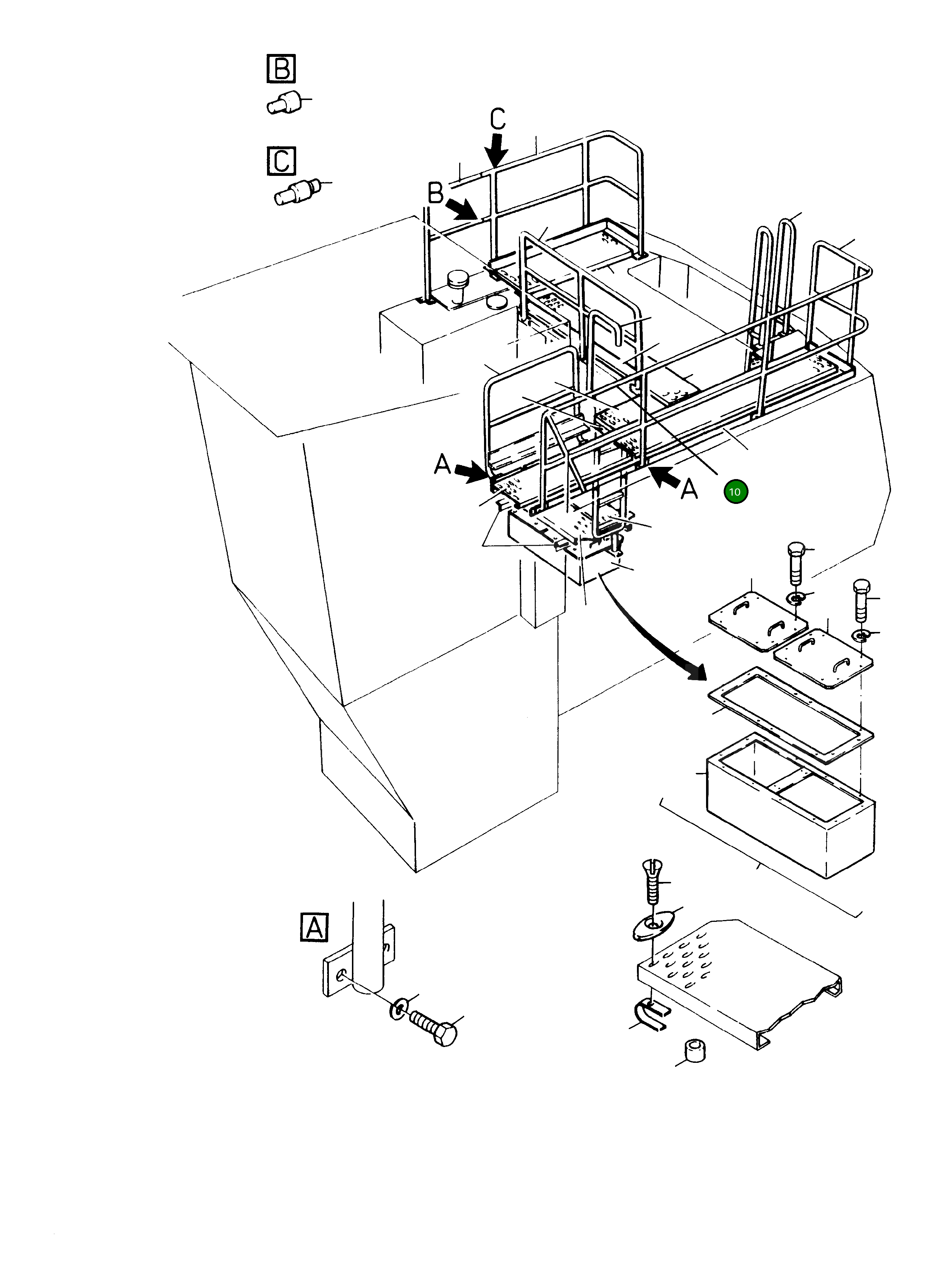 Рельс 431 840 40 Komatsu