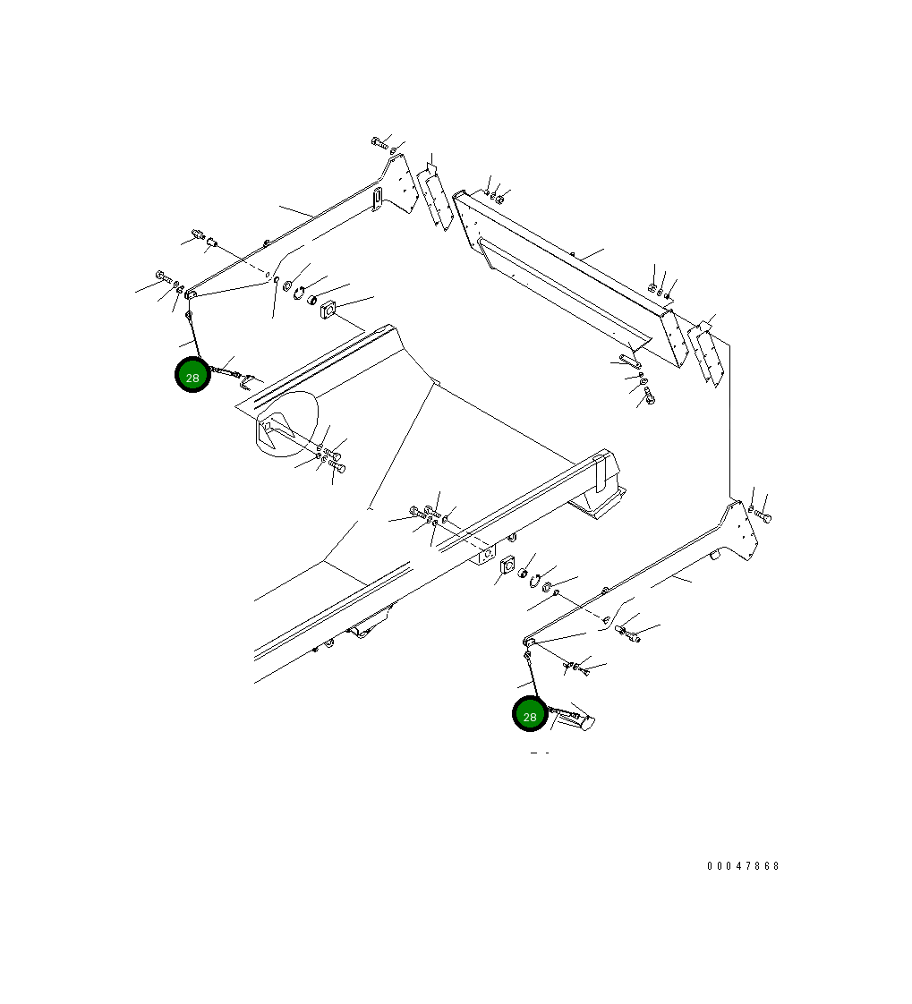 Провод 56D-83-16190 Komatsu