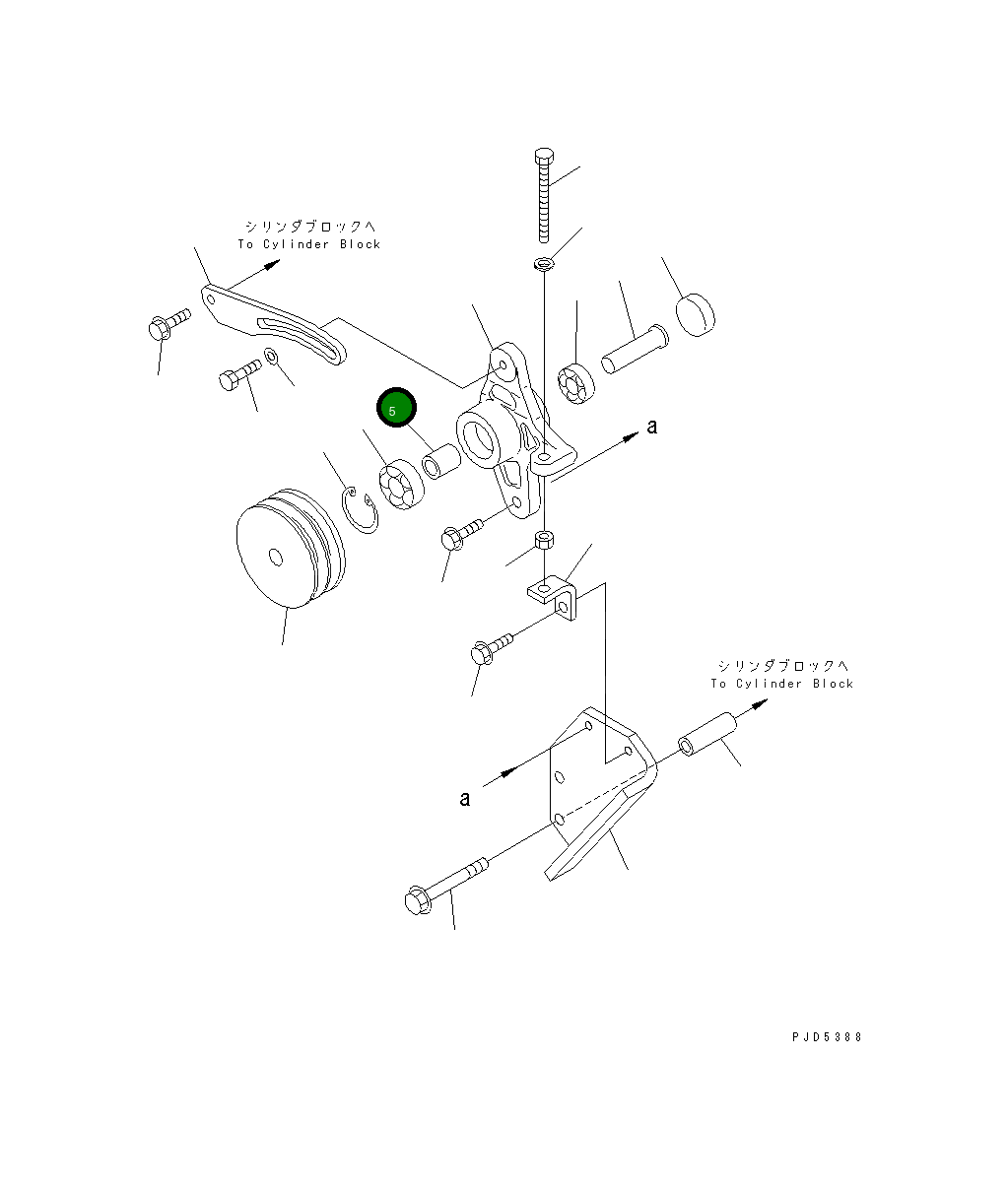 Проставка 6735-81-6270 Komatsu
