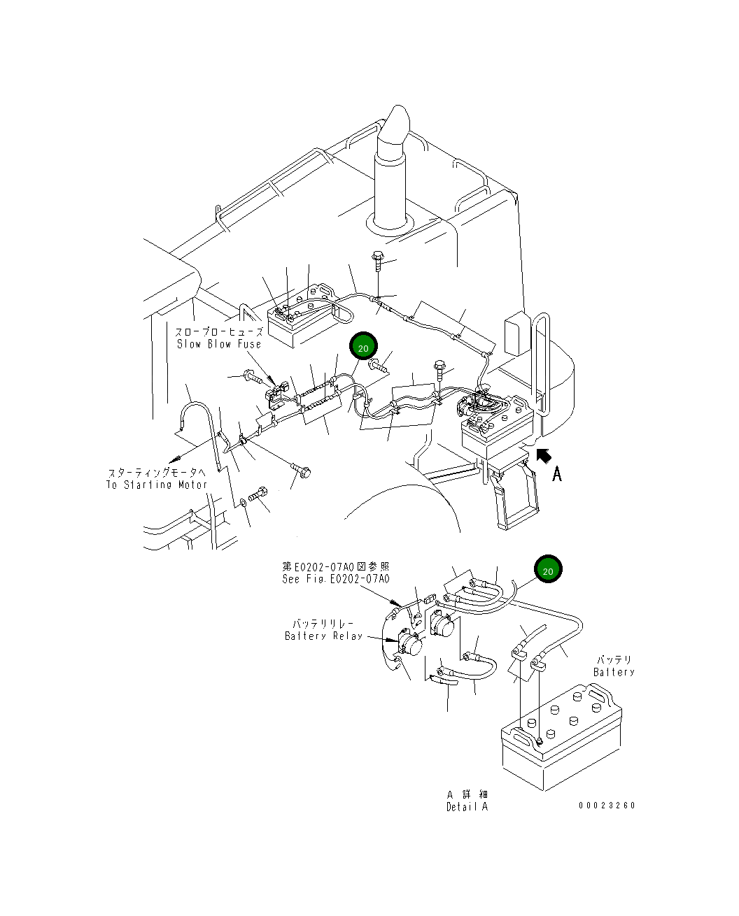 Провод 426-06-22680 Komatsu