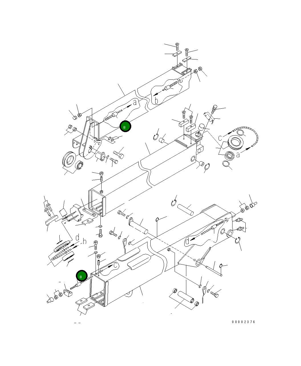 Провод MHS511-P000500 Komatsu