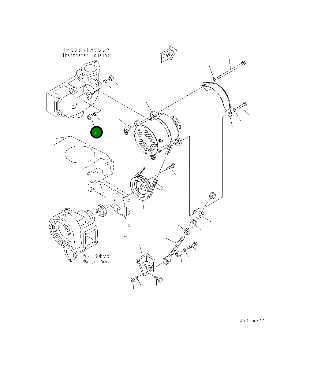 Проставка 6217-81-6550 Komatsu