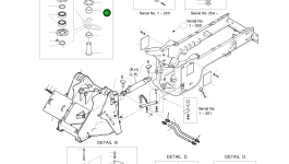 Проставка 4114-4144B Komatsu