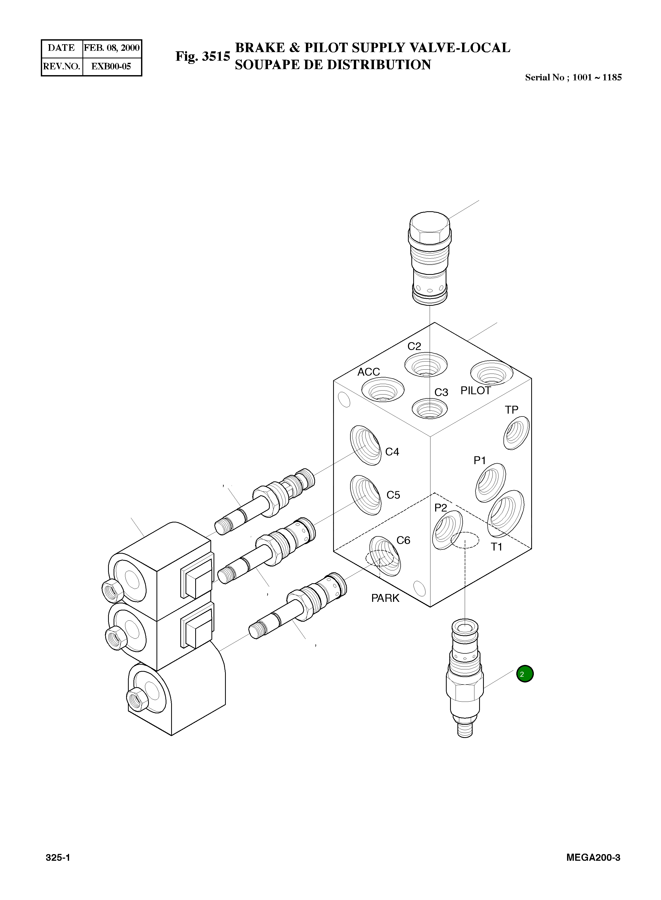 Предохранительный клапан RPEC-LDN Komatsu