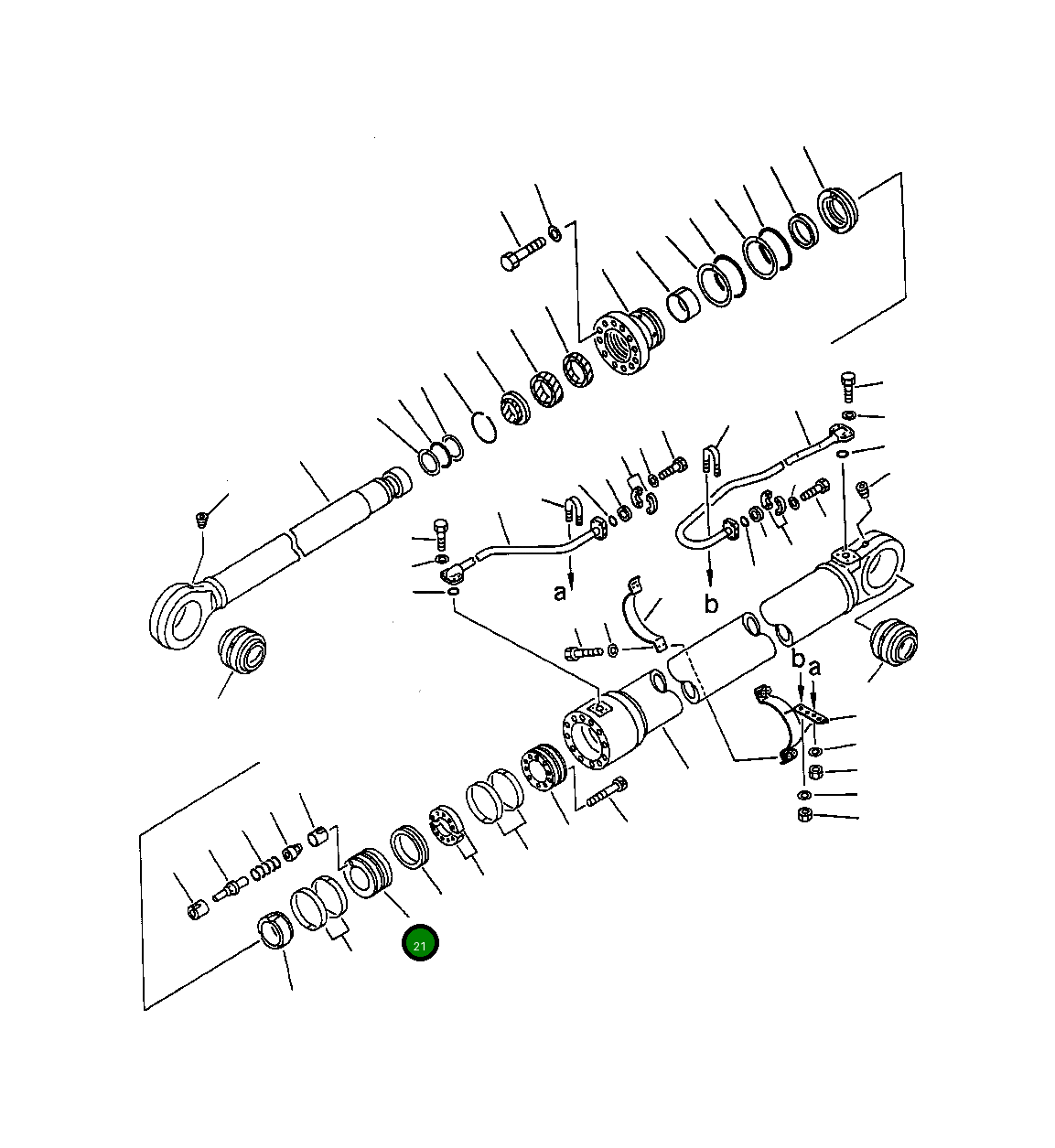 Поршень 707-37-20031 Komatsu