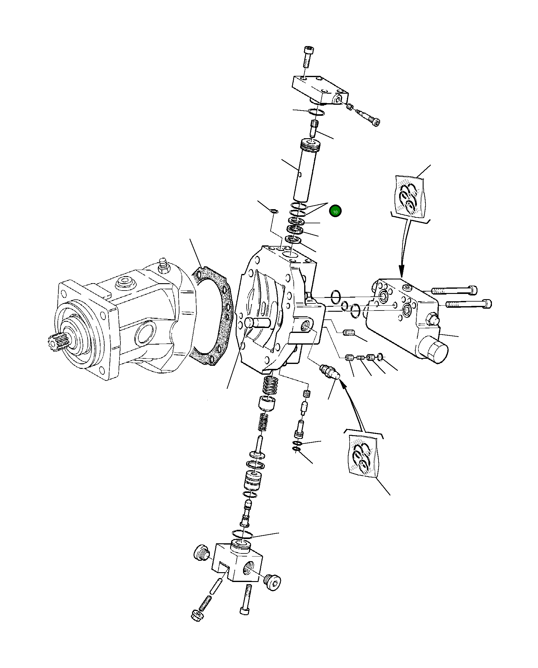 Прокладка 21D-60-15920 Komatsu