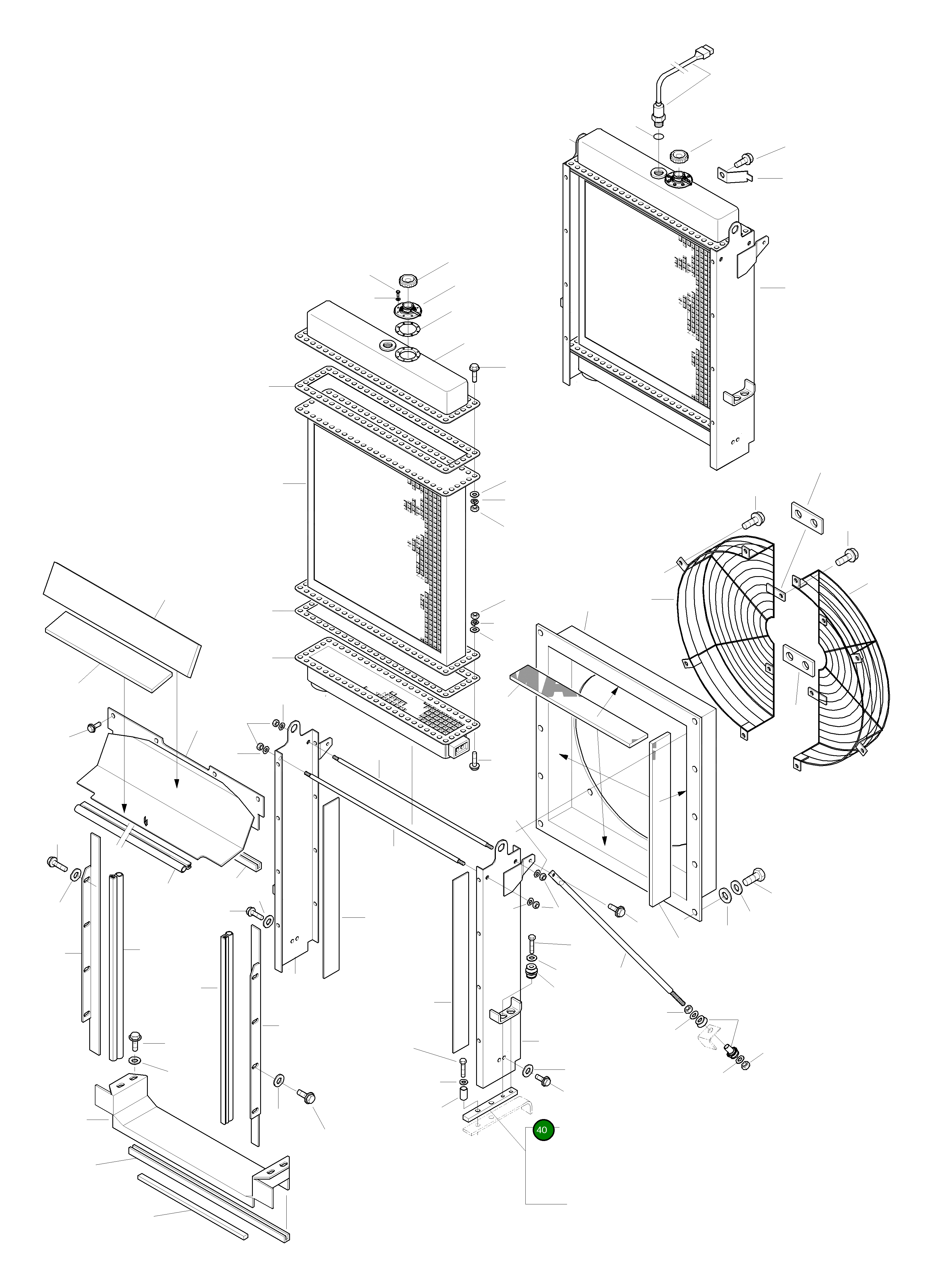 Рейка 424-03-H3190 Komatsu