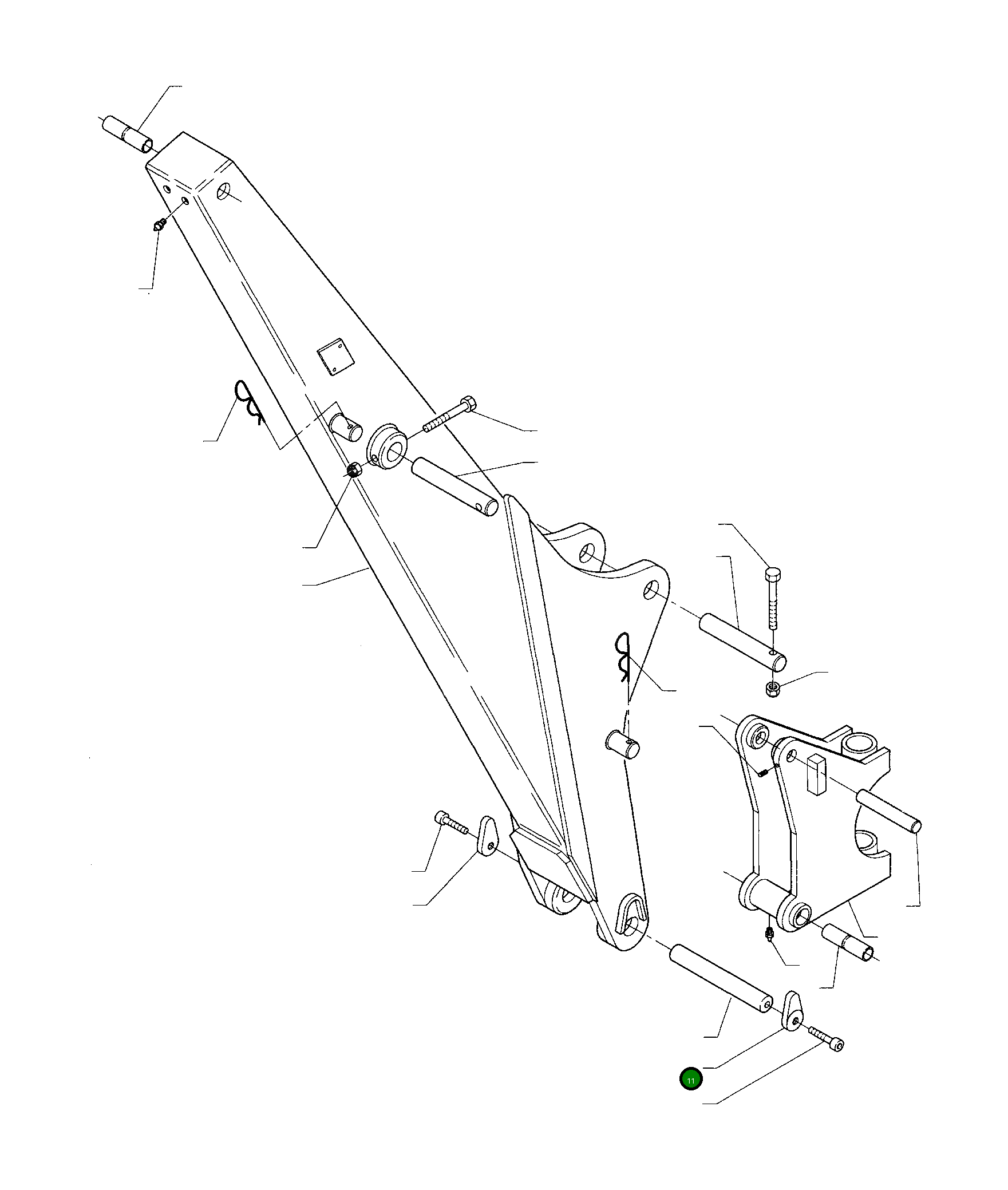 Палец UE3050516 Komatsu