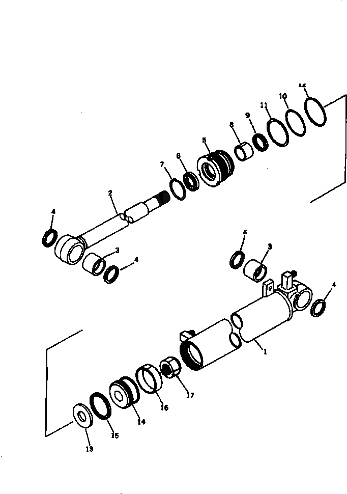 Цилиндр 20P-63-62240 Komatsu