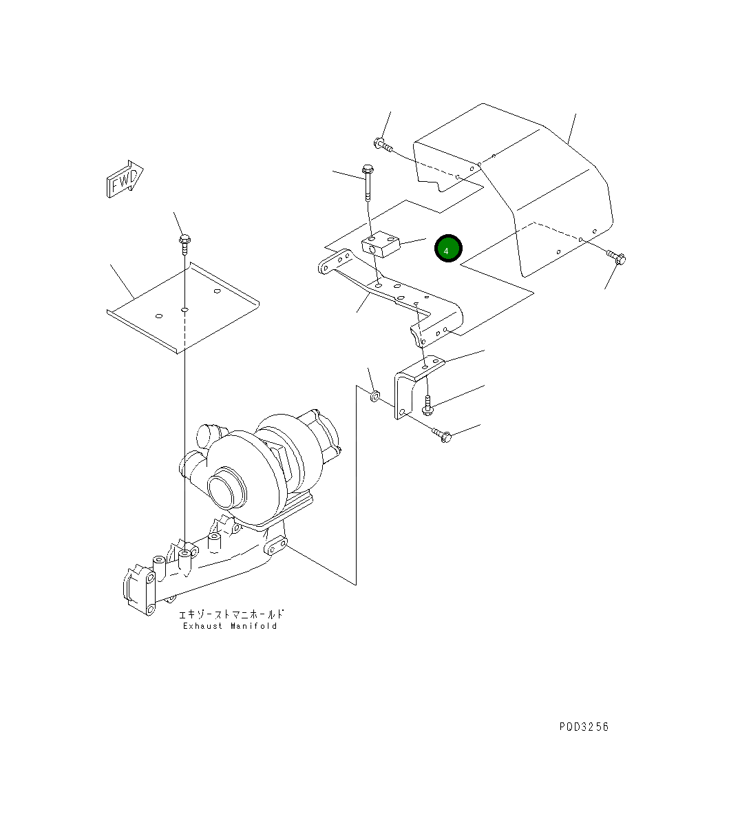 Проставка 6732-81-8960 Komatsu