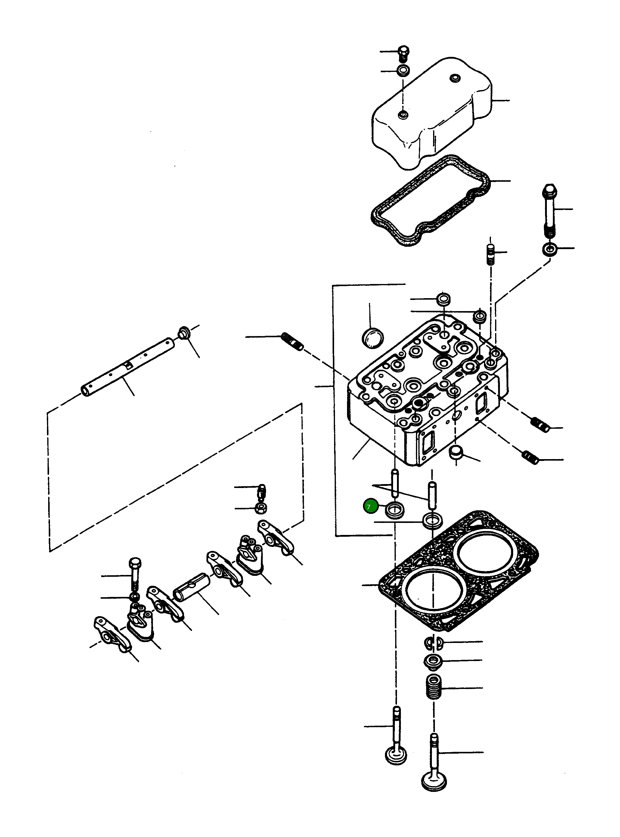Седло клапана 2871005M1 Komatsu