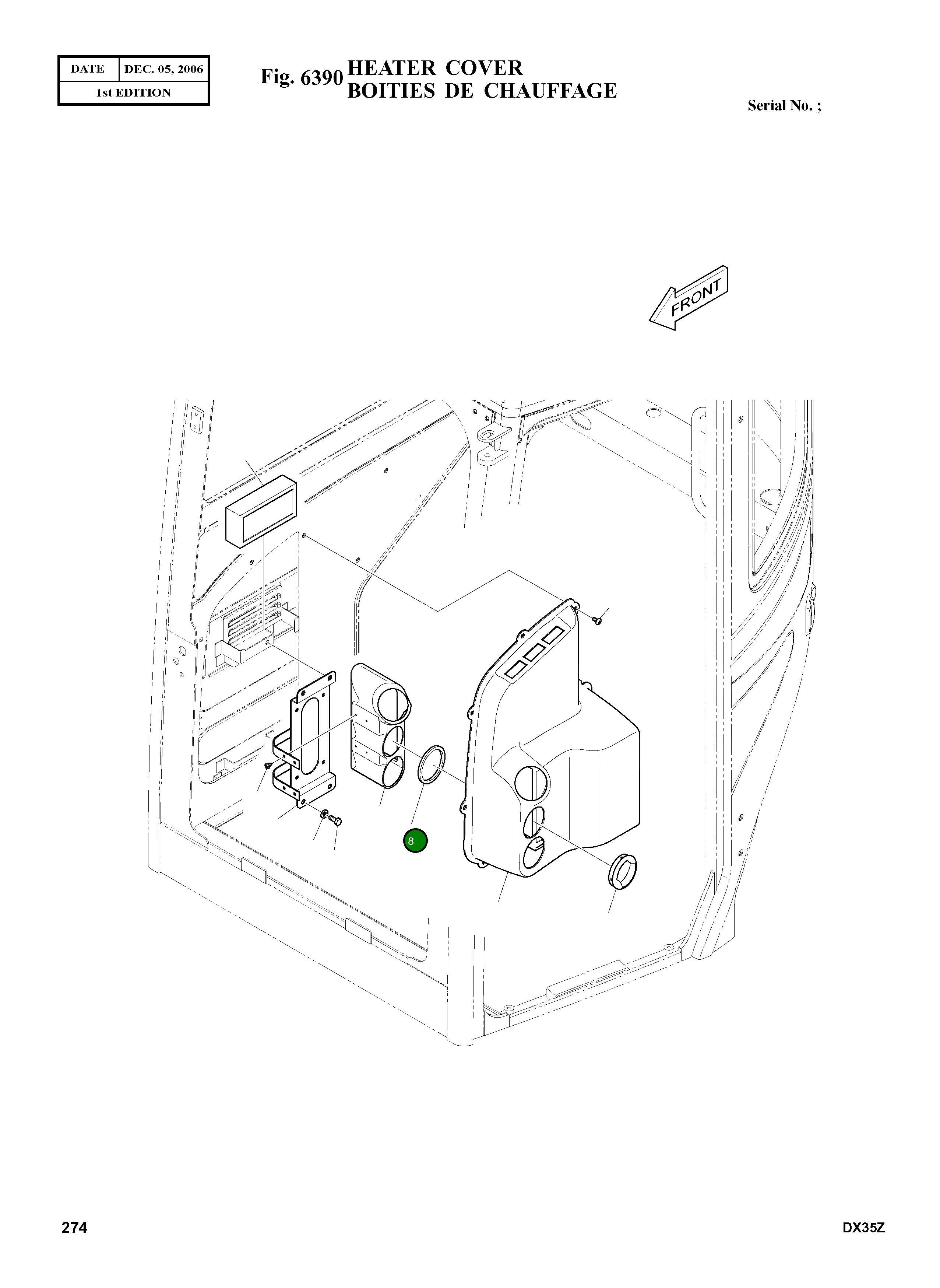 Поролон K1015076 Komatsu