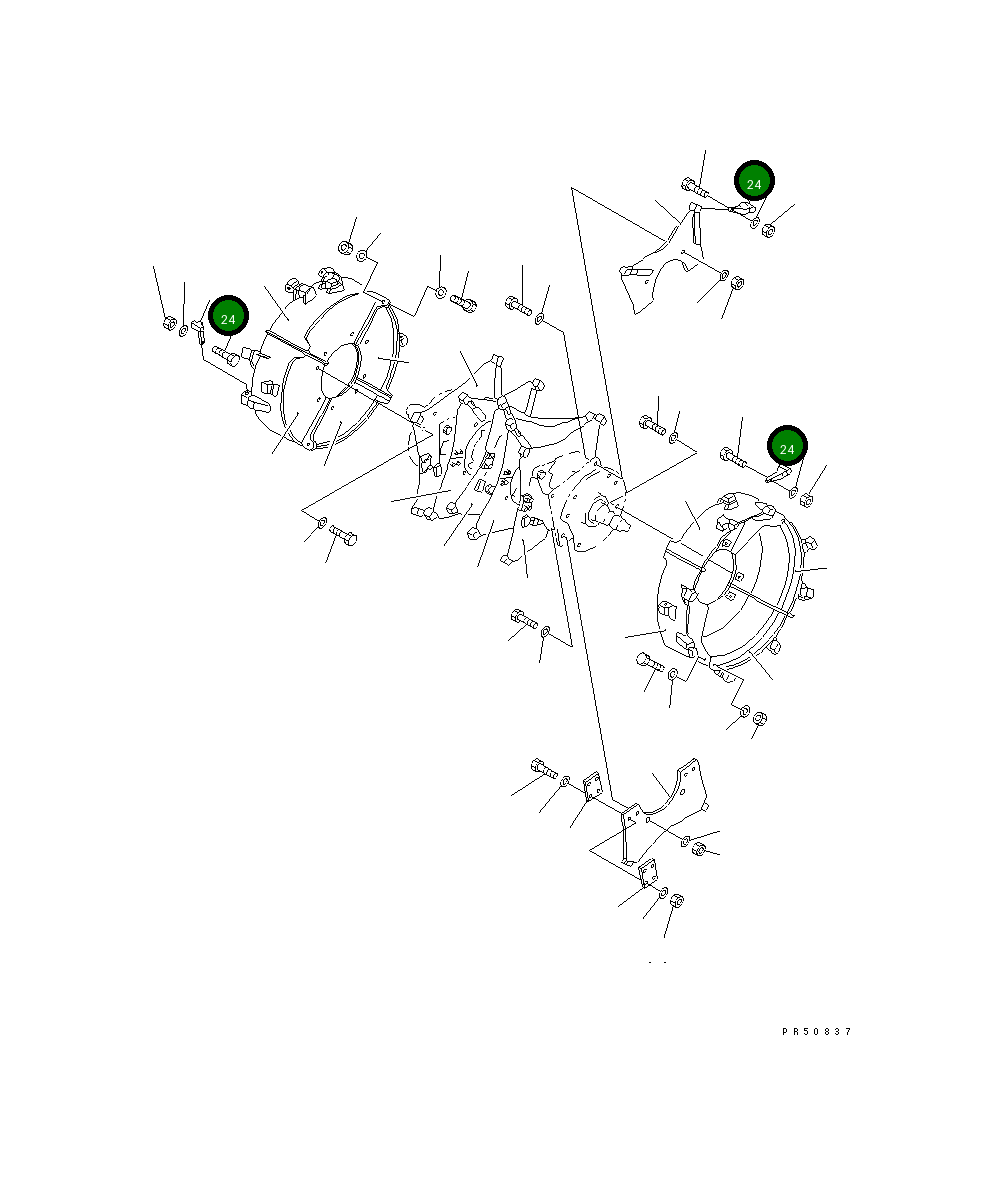 Резец в сборе 262-70-23110 Komatsu