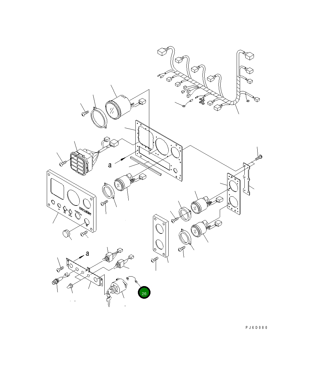 Провод 7700-86-9560 Komatsu