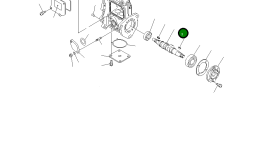 Распределительный вал YM119415-51030 Komatsu
