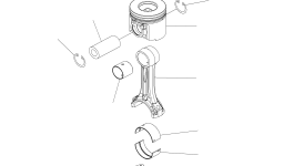 Поршень 6252-31-2110 Komatsu