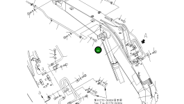 Провод 22U-06-11531 Komatsu