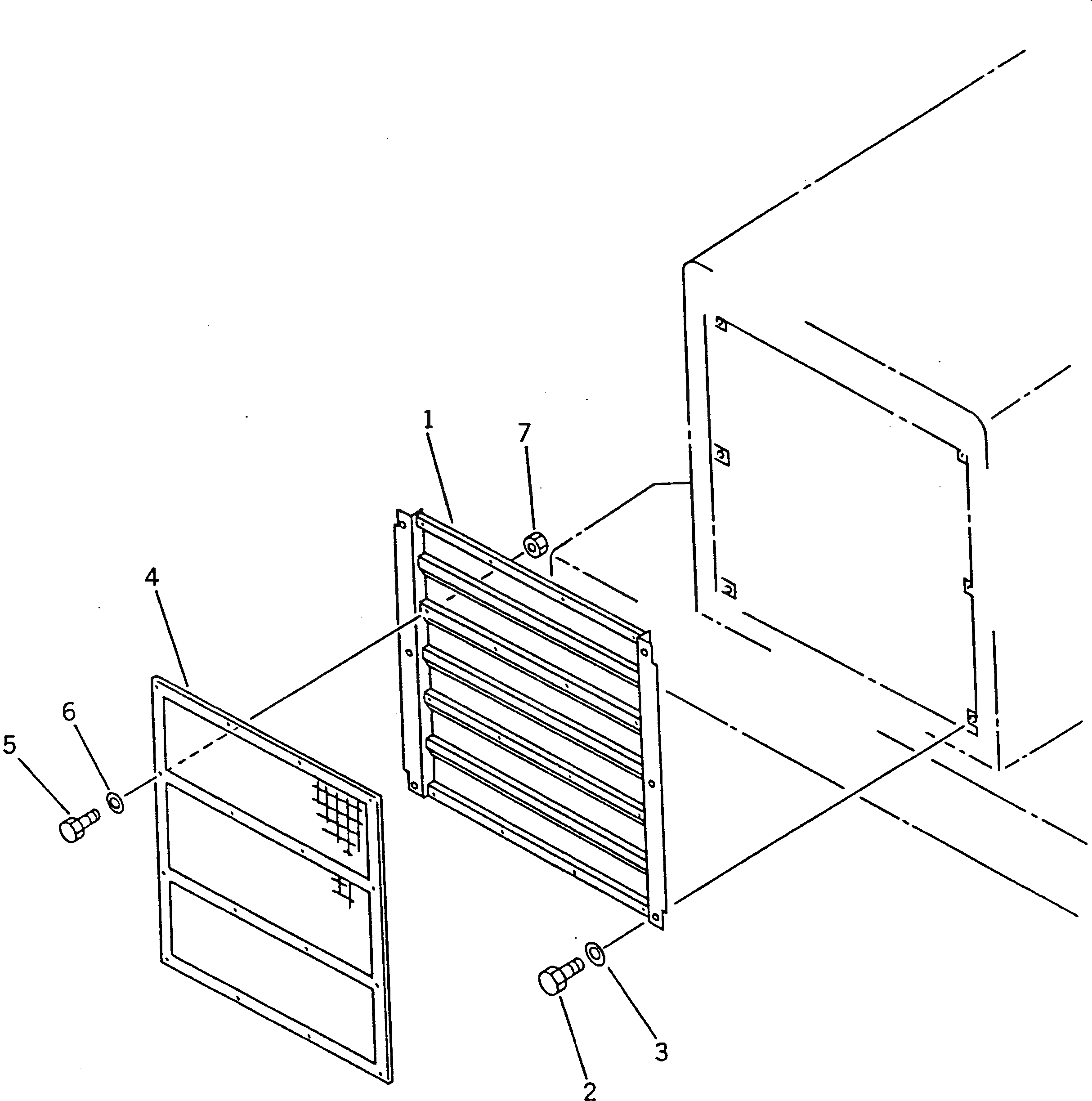 Решётка 567-92-12120 Komatsu