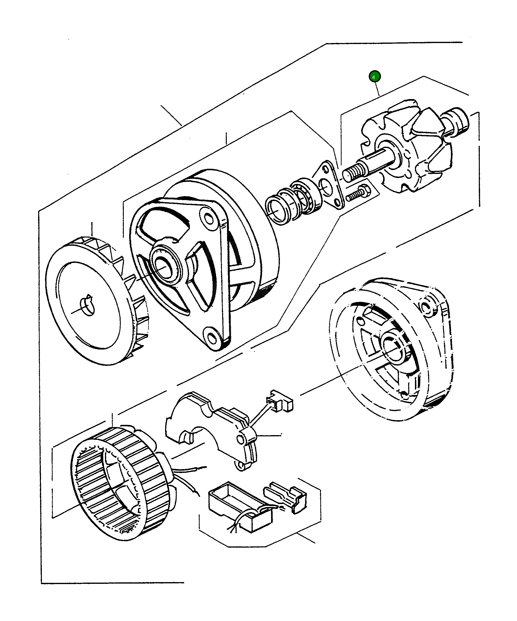 Ротор 4917280M91 Komatsu