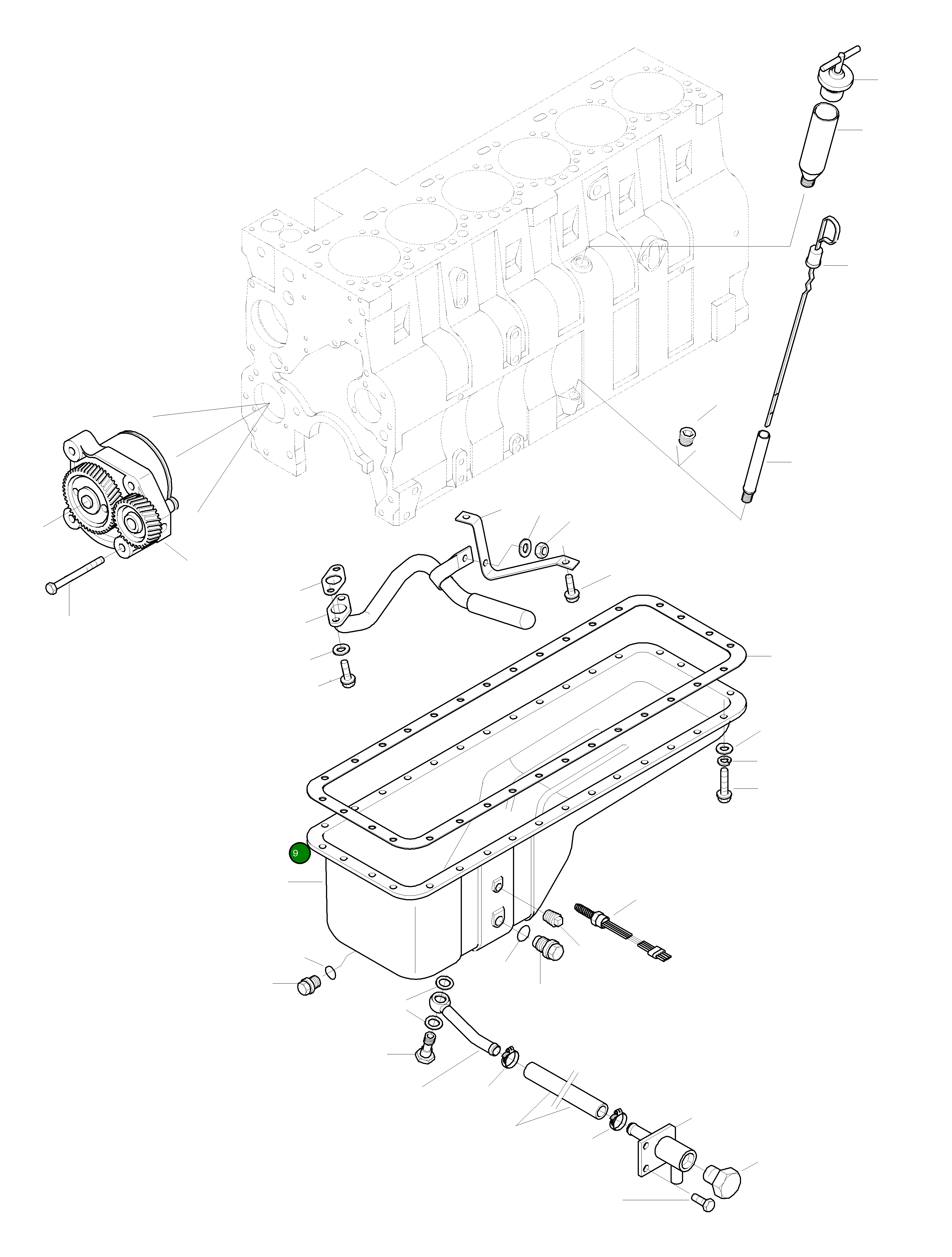 Поддон CU3916261 Komatsu