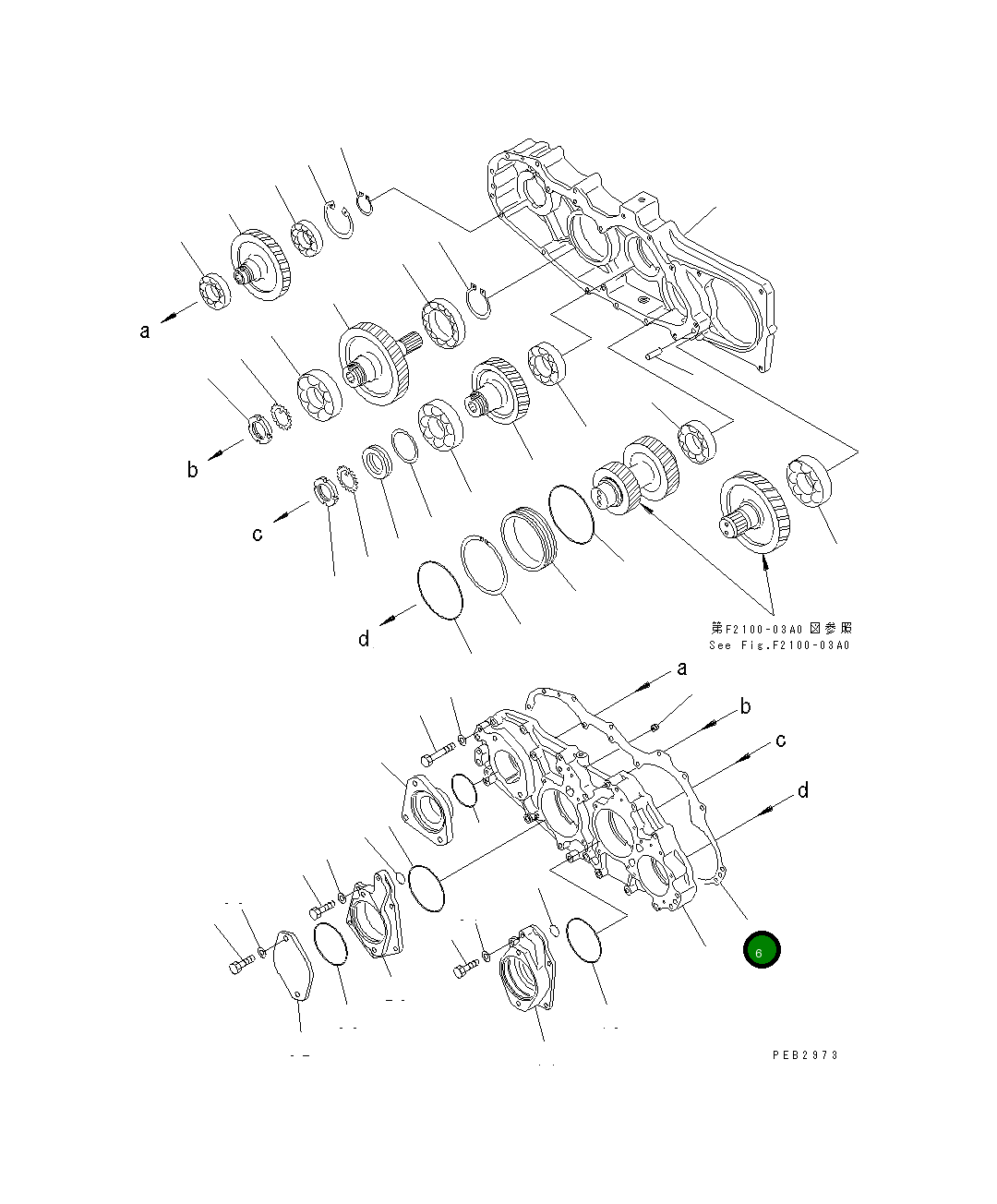 Прокладка 156-38-21440 Komatsu