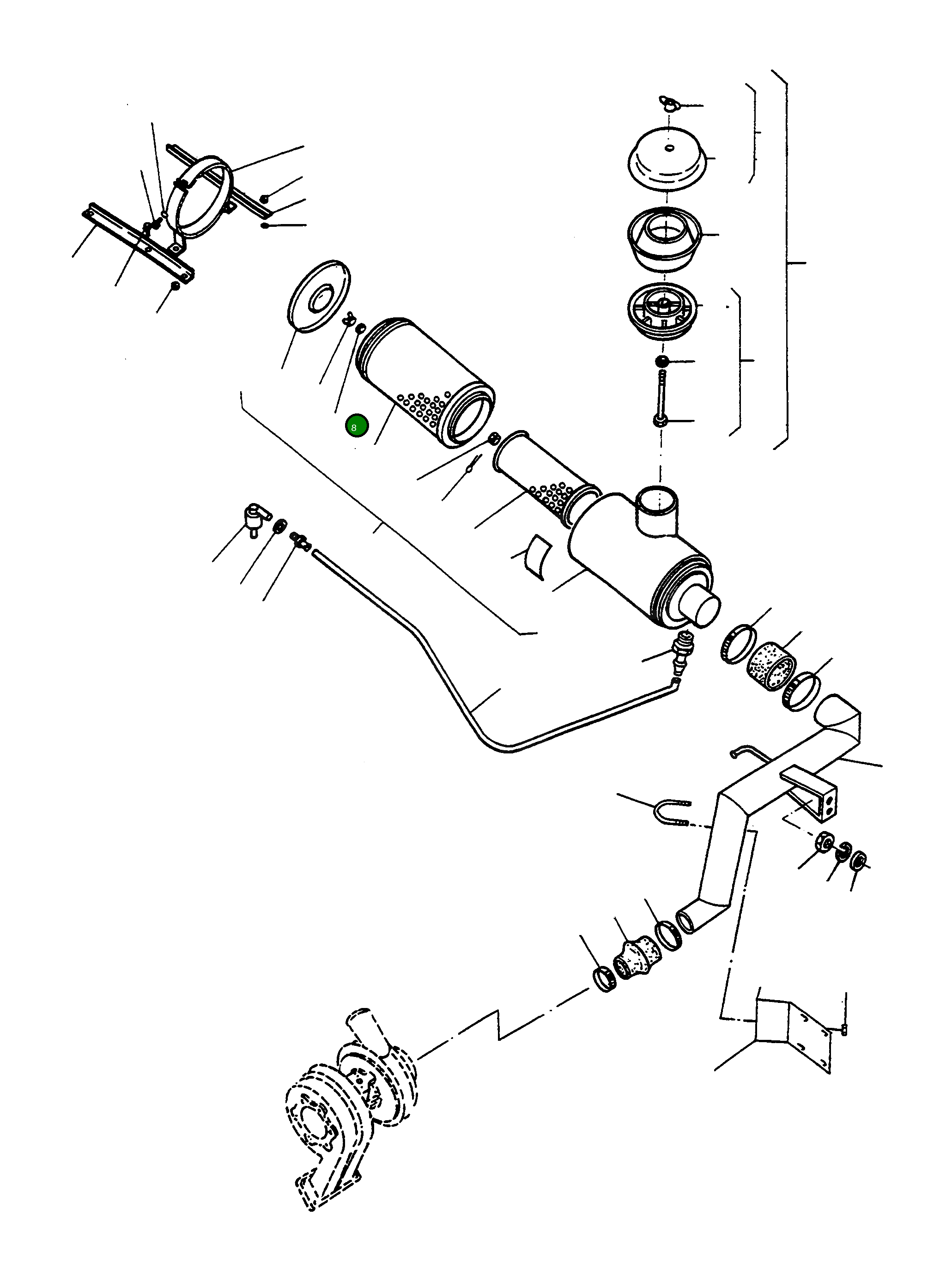 Прокладка 3074340M1 Komatsu