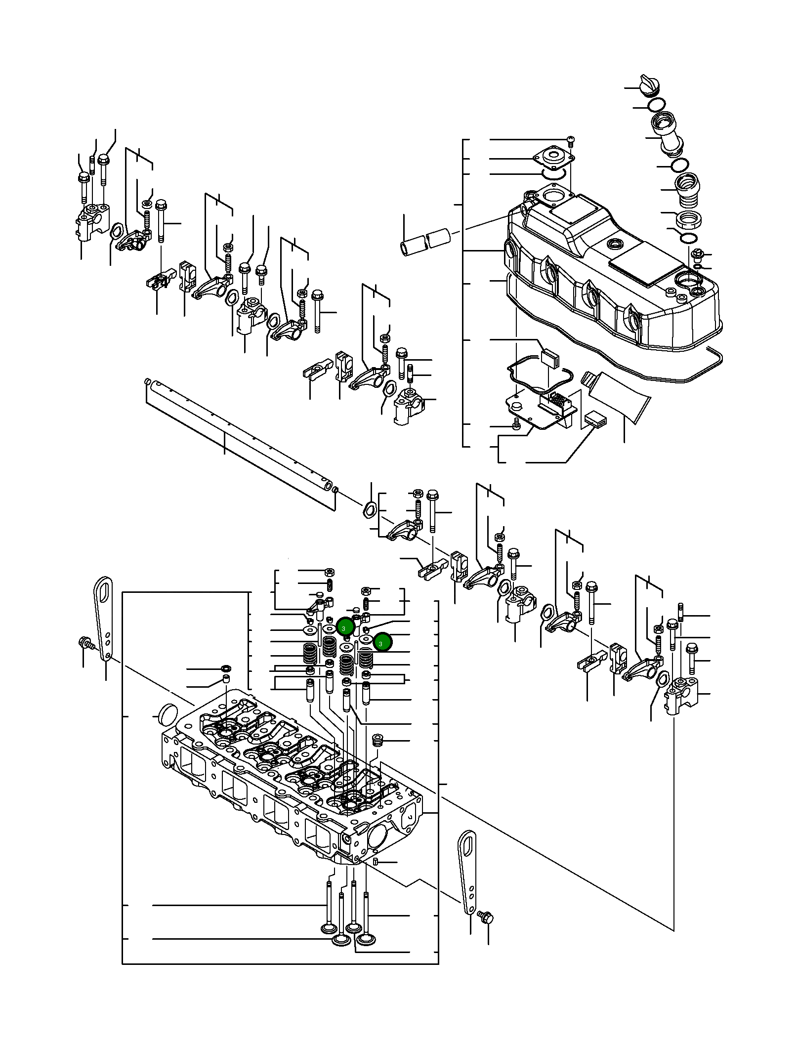Седло клапана YM129508-11840 Komatsu