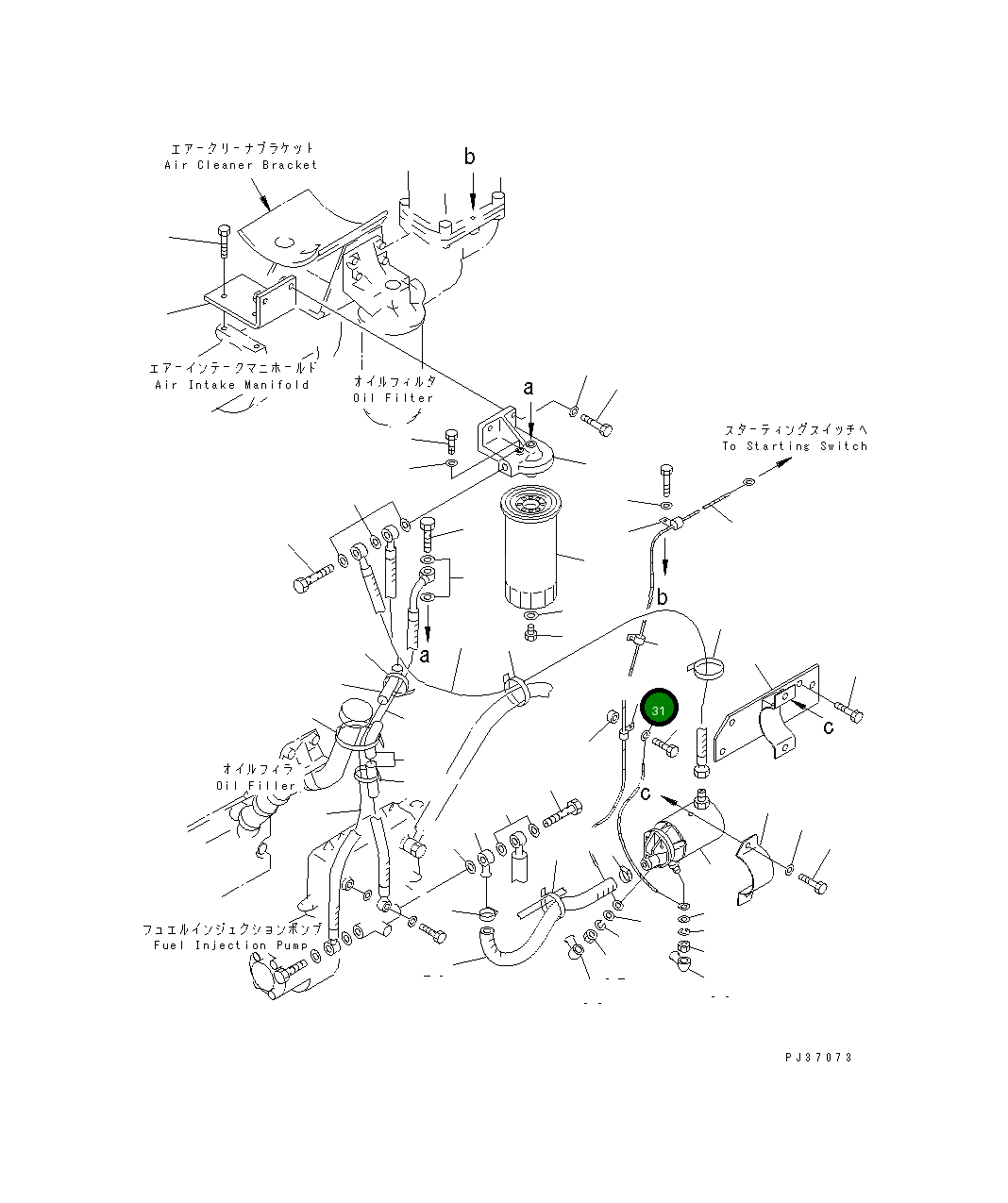 Провод 6150-81-4420 Komatsu