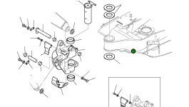 Проставка 3F4597608 Komatsu
