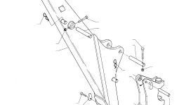 Палец UE3050516 Komatsu