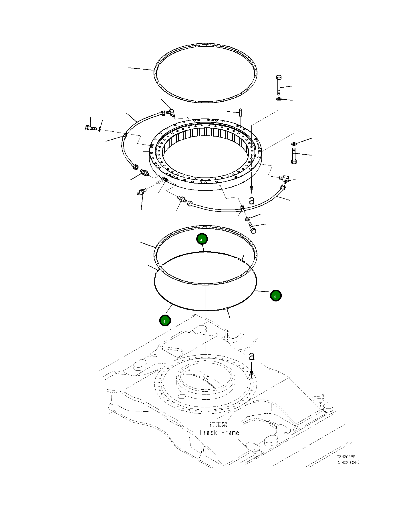Провод 21M-25-11280 Komatsu