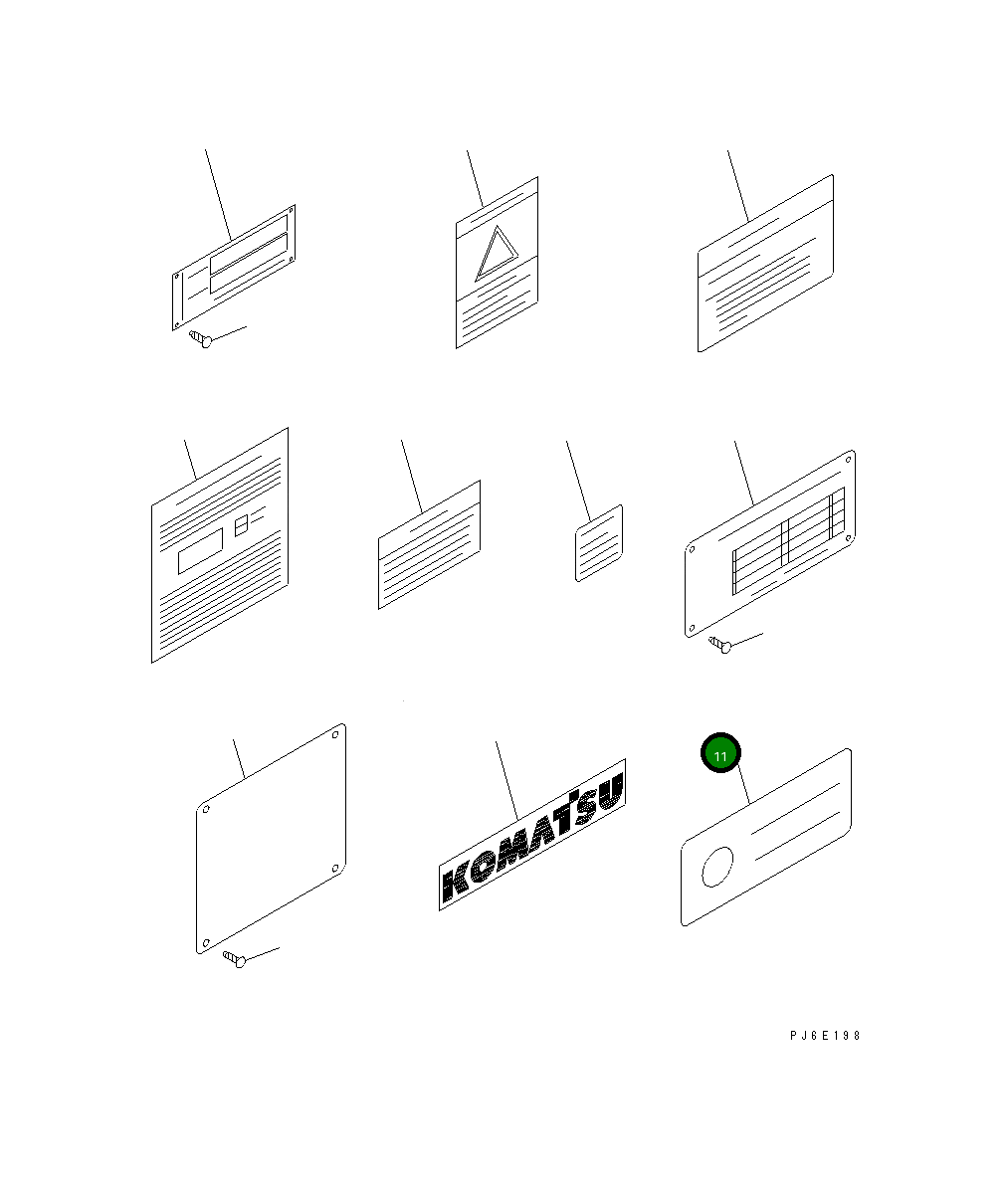 Пластина 7700-91-1910 Komatsu