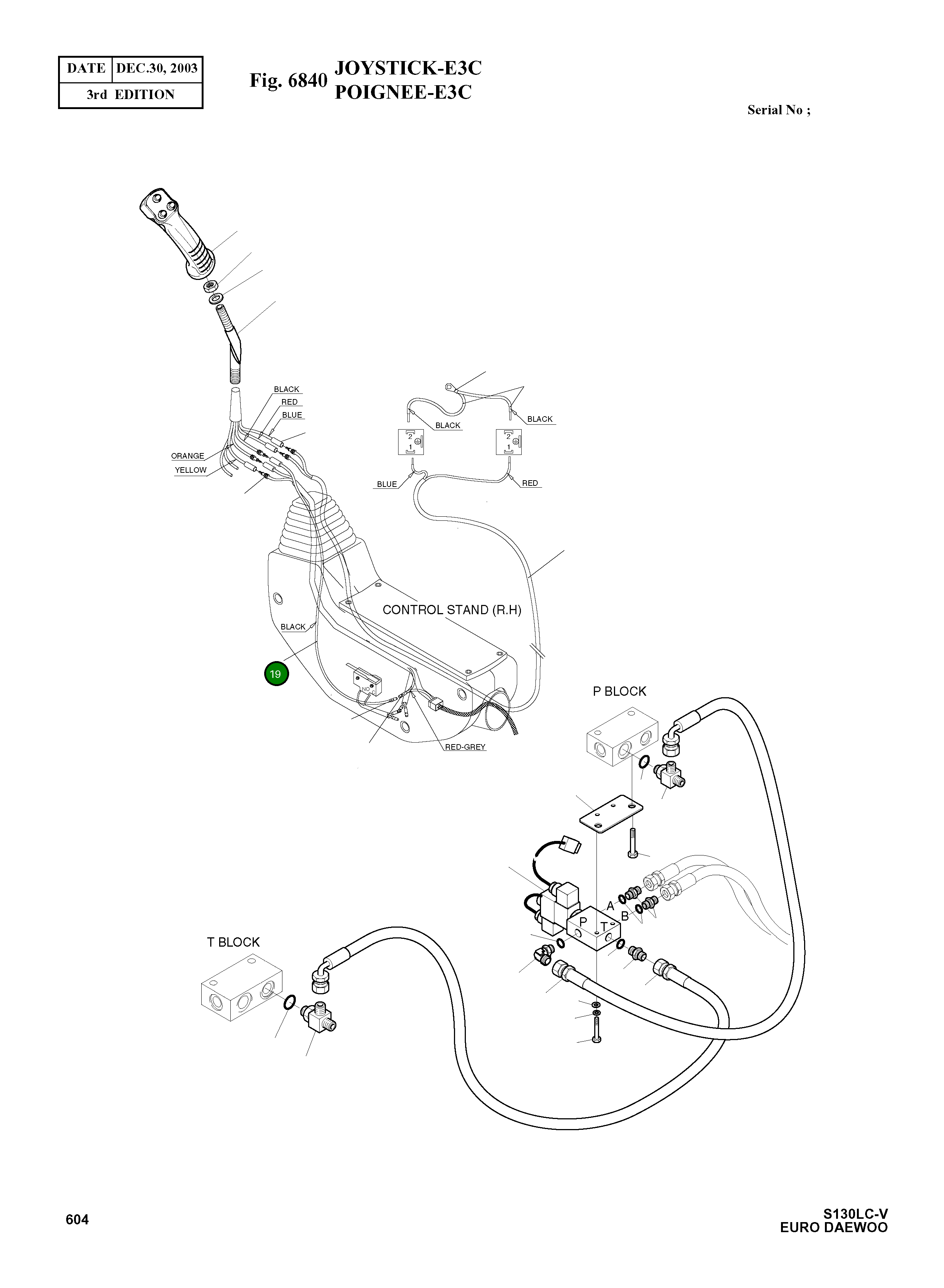 Провод 9400-1227-19 Komatsu