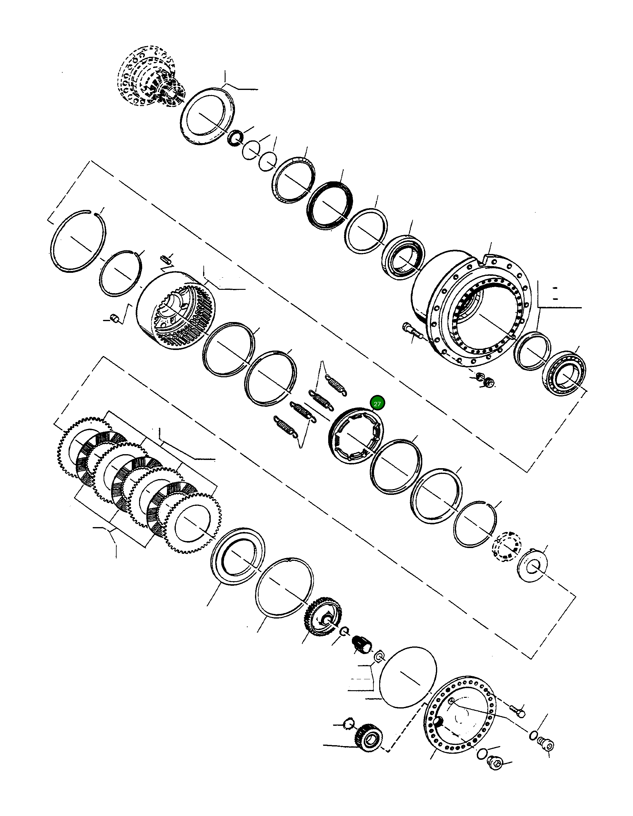 Поршень 4909324M1 Komatsu