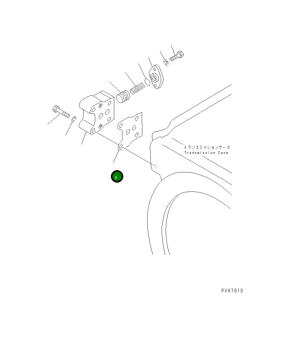 Прокладка 135-15-34121 Komatsu