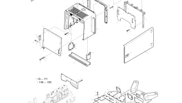 Правый дефлектор крышки 4464-2016 Komatsu