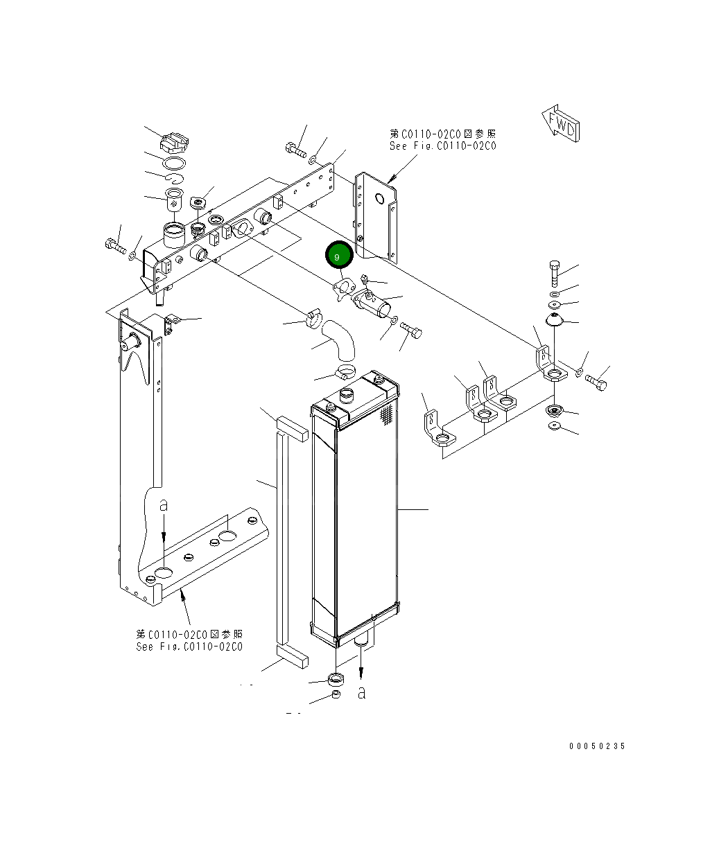 Прокладка 17A-03-41351 Komatsu