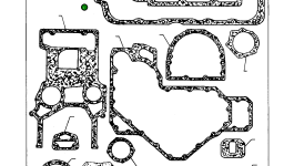 Прокладка P3681K005 Komatsu