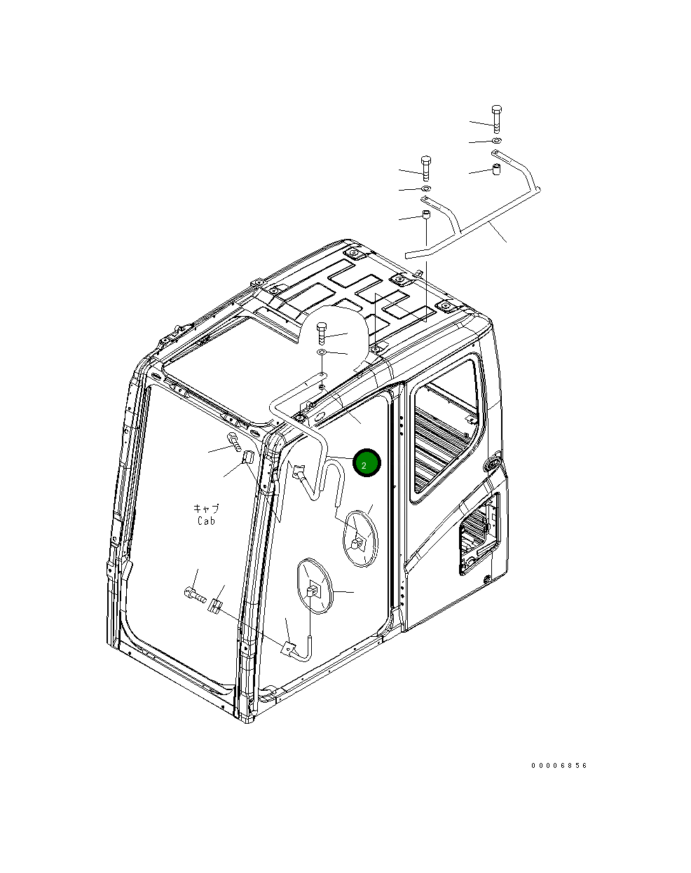 Стойка 209-54-43631 Komatsu