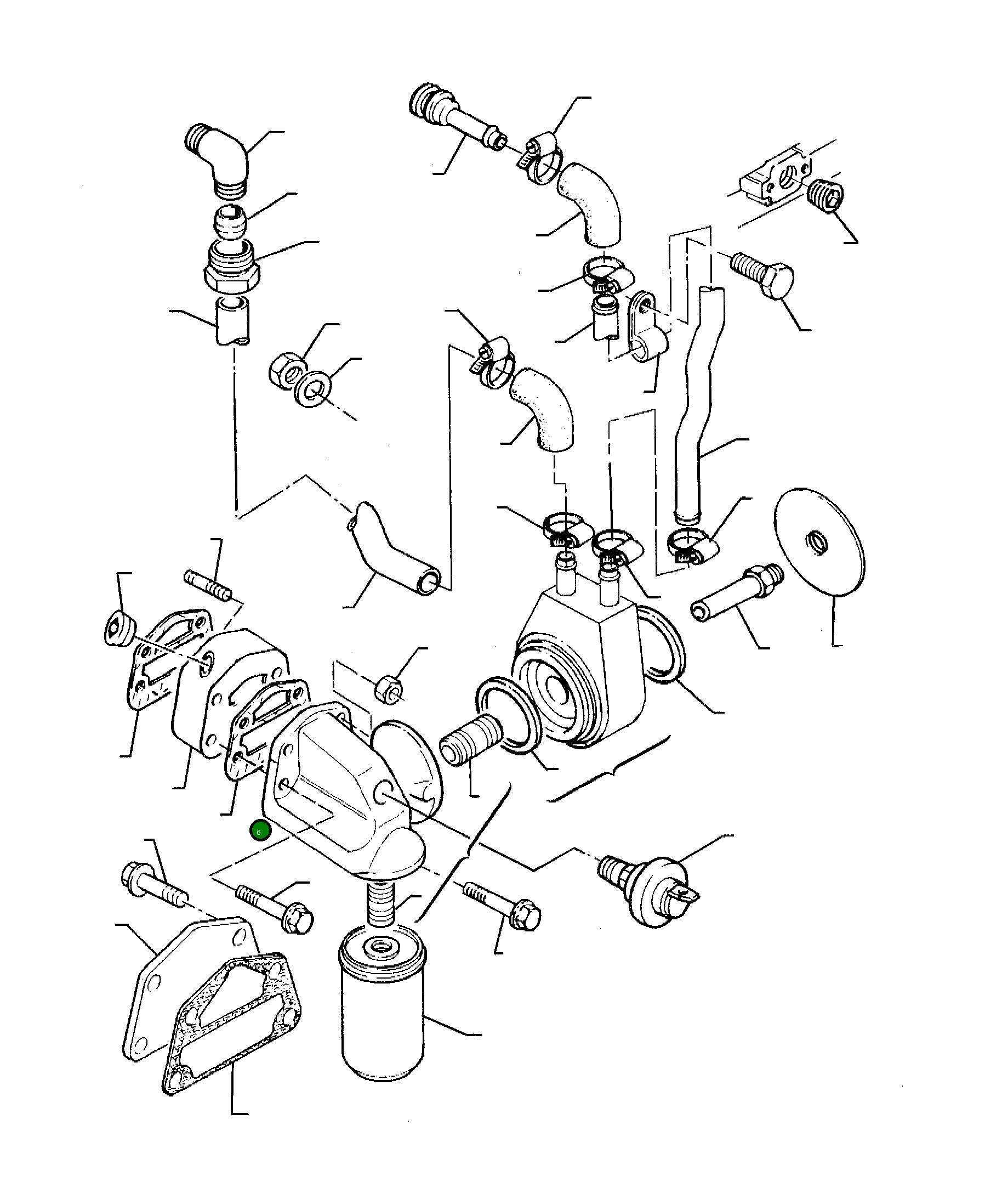 Прокладка P3686T006 Komatsu