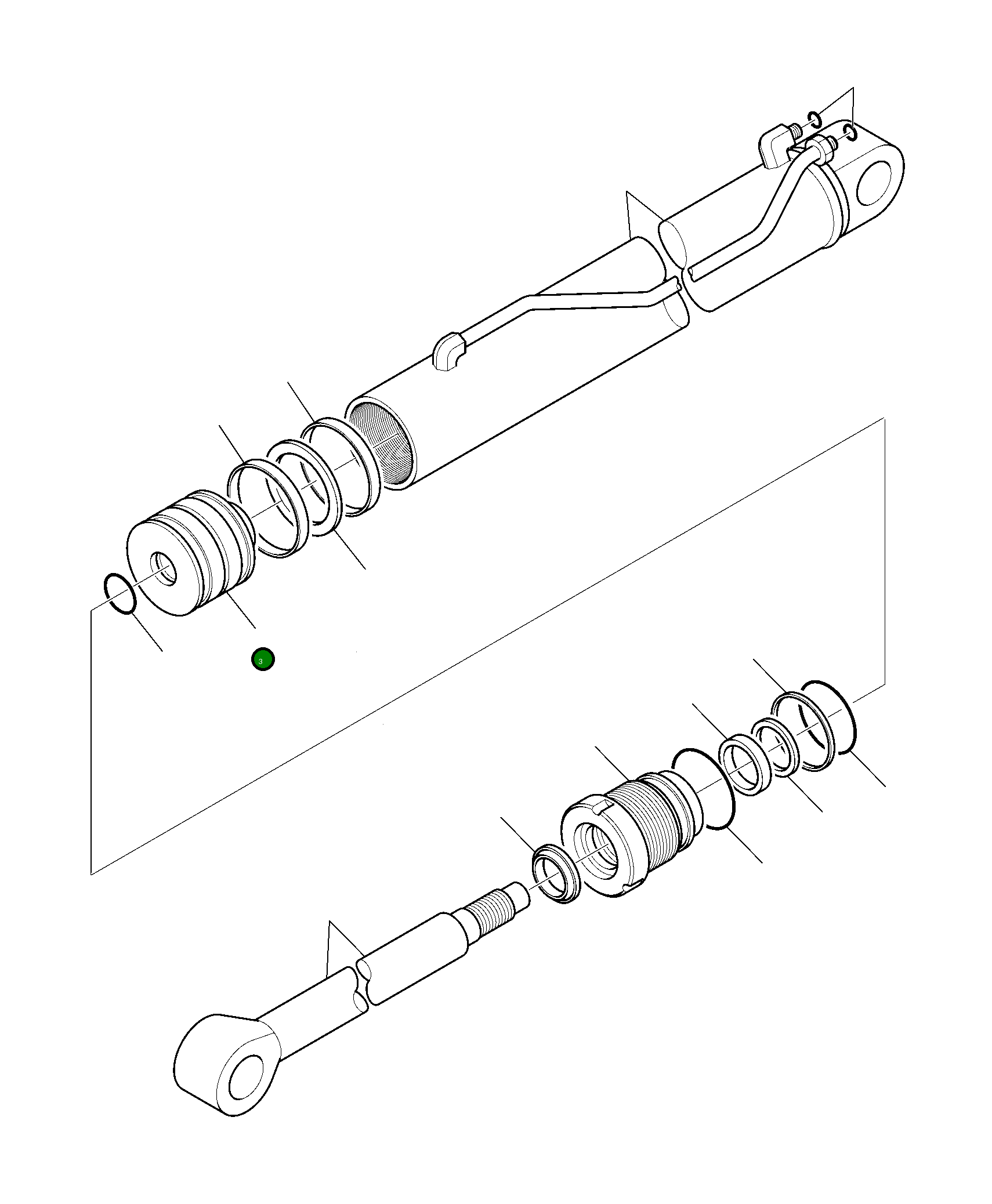 Поршень 42N-6C-12540 Komatsu