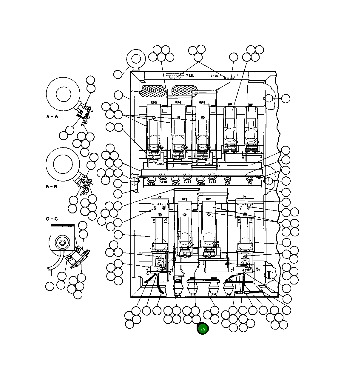 Проставка TY6287 Komatsu
