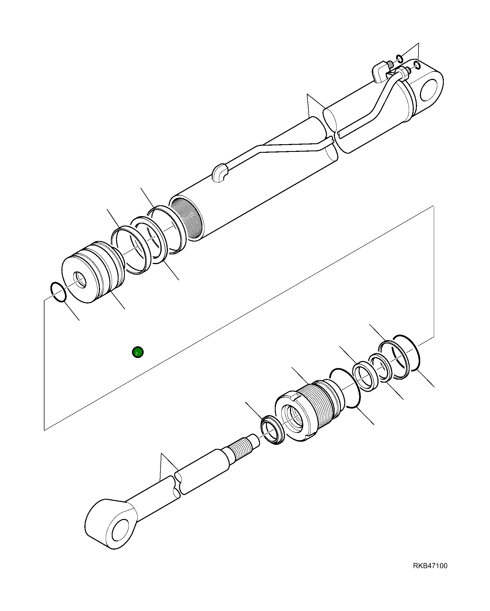 Поршень 42N-6C-13360 Komatsu