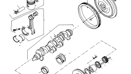 Поршень 4404082M91 Komatsu