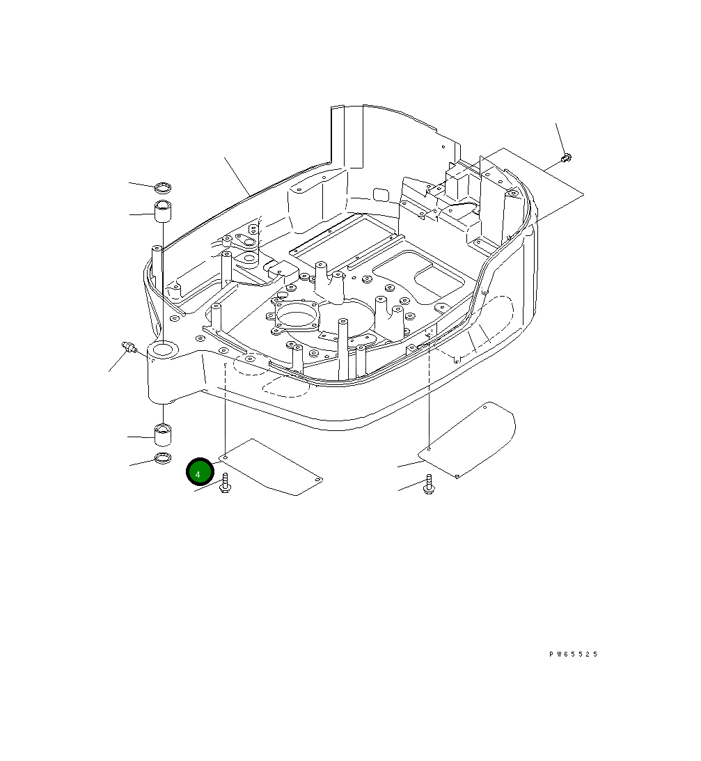 Пластина 22J-46-1A120 Komatsu