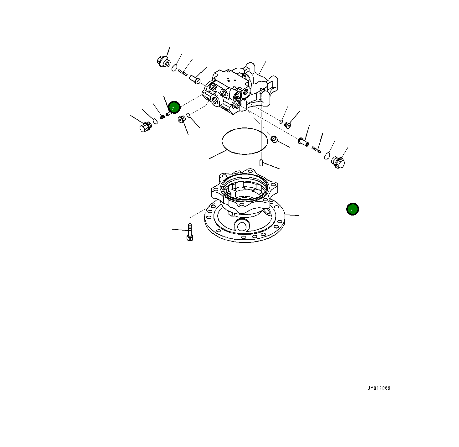 Пробка 706-7C-51130 Komatsu
